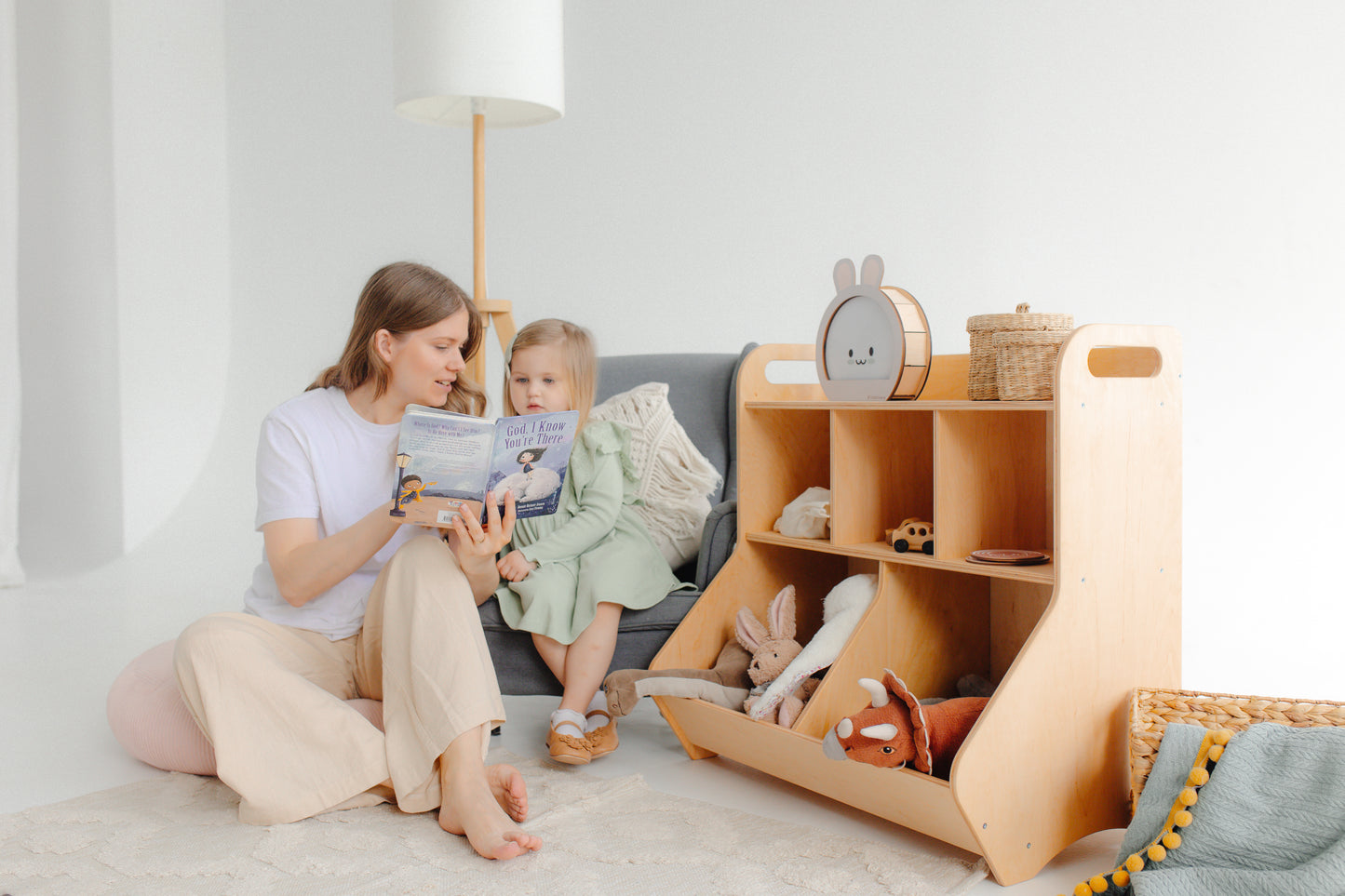 Montessori-Inspired Toy Storage Shelf