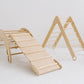 Pikler Triangle Set: Arch, Triangle & Ramp with slide