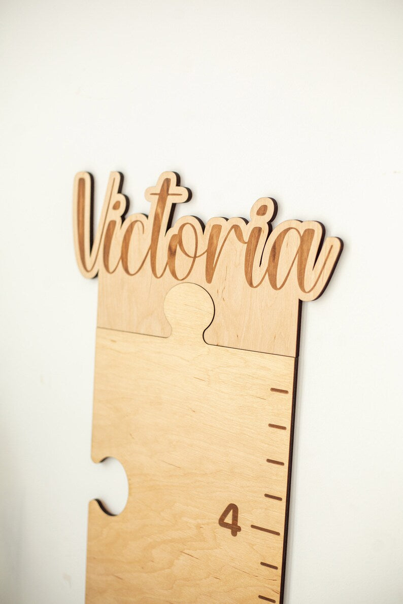 Ruler - Wooden Height Chart | Growth Chart