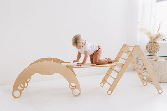 Climbing to New Heights: The Benefits of Montessori Climbing Toys