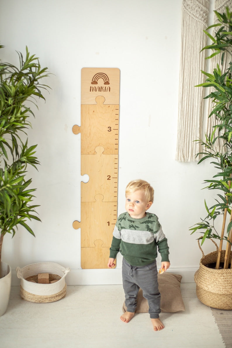 Ruler - Wooden Height Chart | Growth Chart