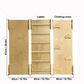 Wooden Montessori Climbing Wall for Kids