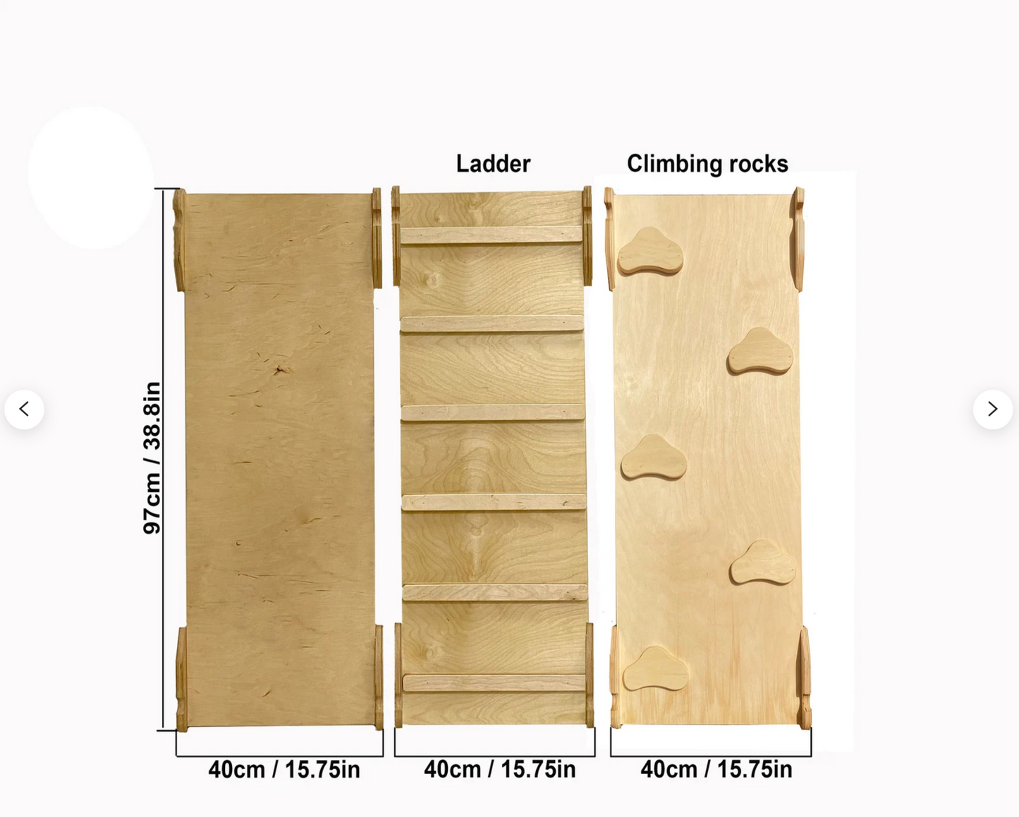 Wooden Montessori Climbing Wall for Kids