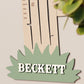 Cactus - Wooden Height Chart | Growth Chart