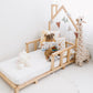 Wooden Toddler Floor Bed