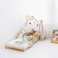 Wooden Toddler Floor Bed