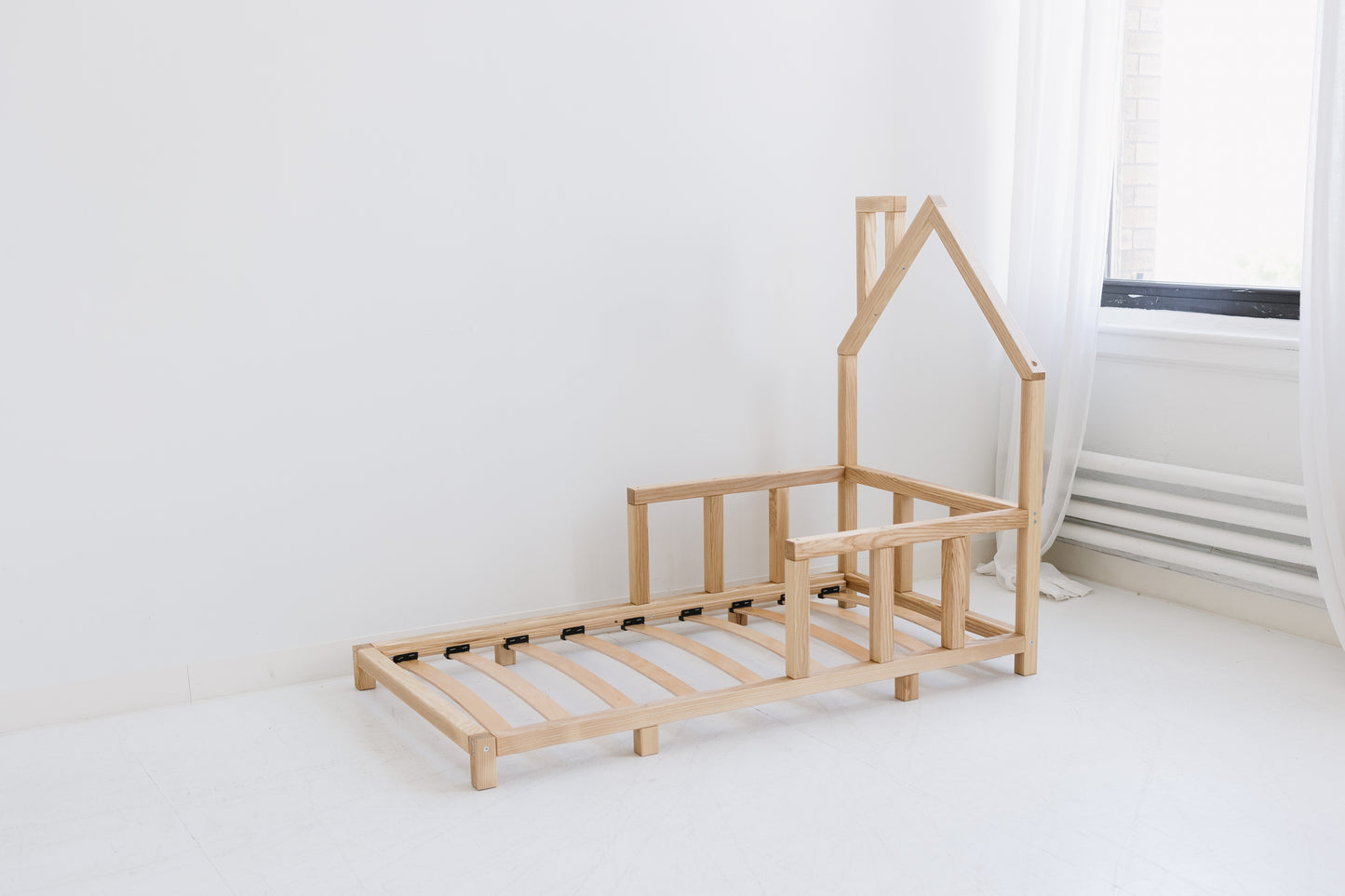 Wooden Toddler Floor Bed