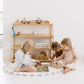 Montessori wooden shelf