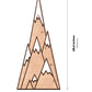 Mountains - Wooden Height Chart