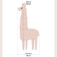 Llama - Wooden Height Chart | Growth Chart