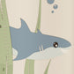 Cute Shark - Wooden Height Chart