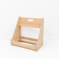 Montessori Toy & Book Storage Shelf with Fabric Baskets for Kids Rooms