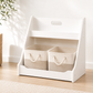 Montessori Toy & Book Storage Shelf with Fabric Baskets for Kids Rooms