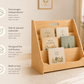 Front Facing Kids Bookshelf for Montessori Nursery and Preschool Reading Spaces