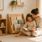 Front Facing Kids Bookshelf for Montessori Nursery and Preschool Reading Spaces