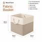 Montessori Toy & Book Storage Shelf with Fabric Baskets for Kids Rooms