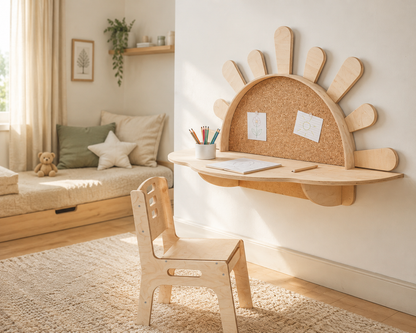 Wall-Mounted Kids Table “Sunshine”