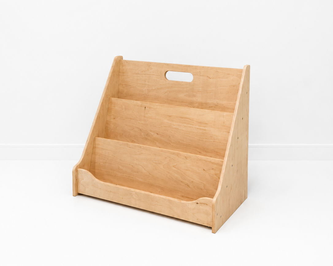 Front Facing Kids Bookshelf for Montessori Nursery and Preschool Reading Spaces