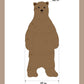 Polar Bears - Wooden Height Chart | Growth Chart