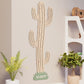 Cactus - Wooden Height Chart | Growth Chart