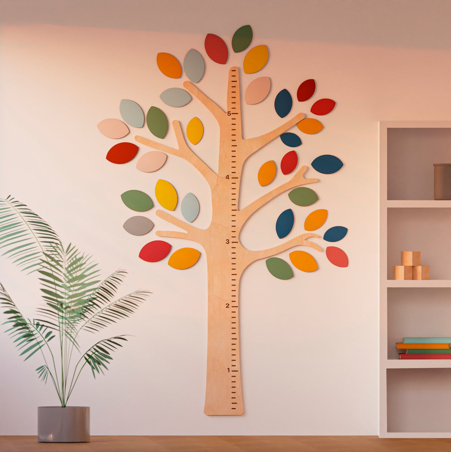 Family Tree - Wooden Height Chart | Growth Chart