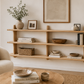 Wooden Wall Shelf – Scandinavian 3-Tier Birch Plywood Shelf