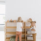 Montessori wooden shelf