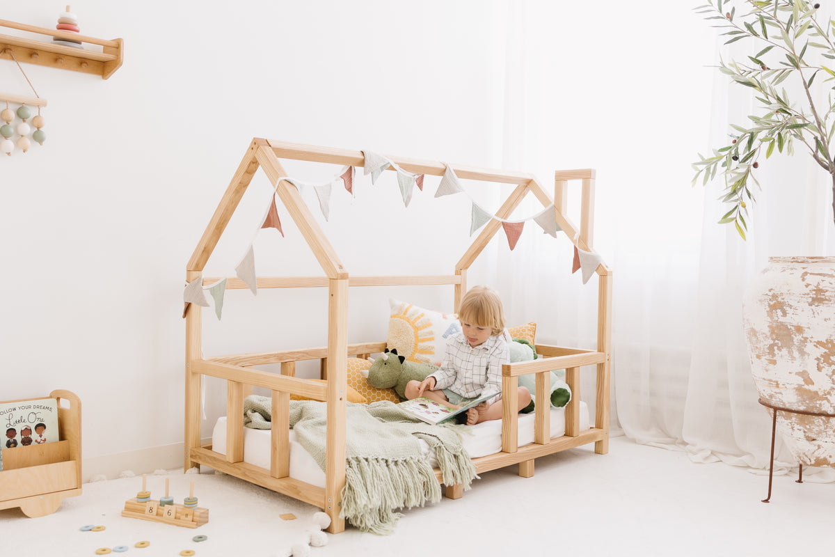Wooden Toddler Bed “House” – Woodandroom