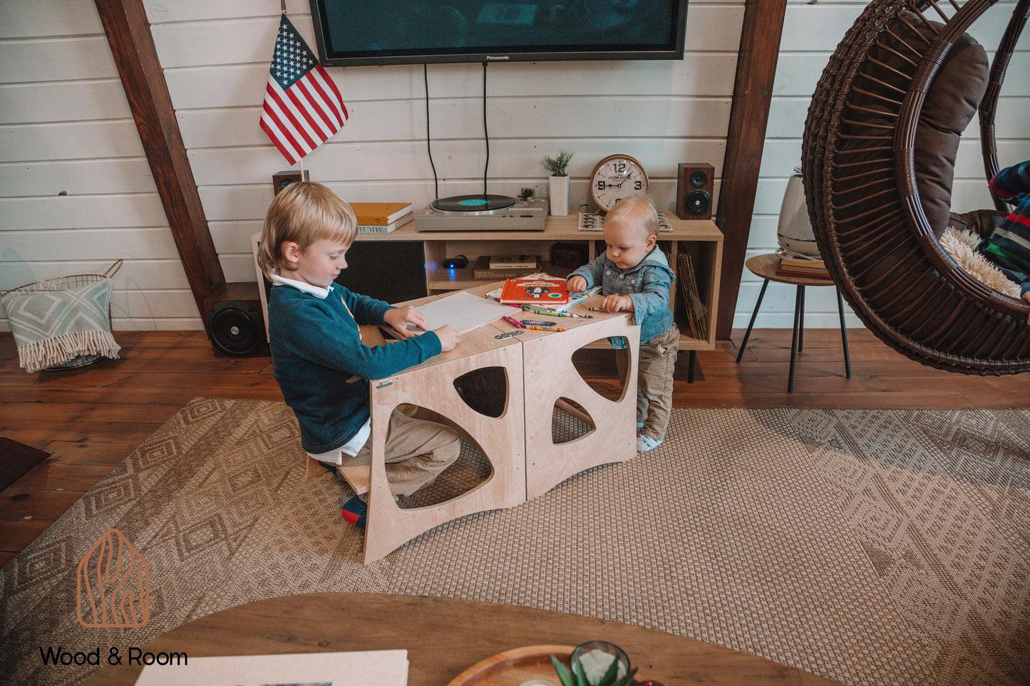 Montessori Wooden Kitchen Helper Tower