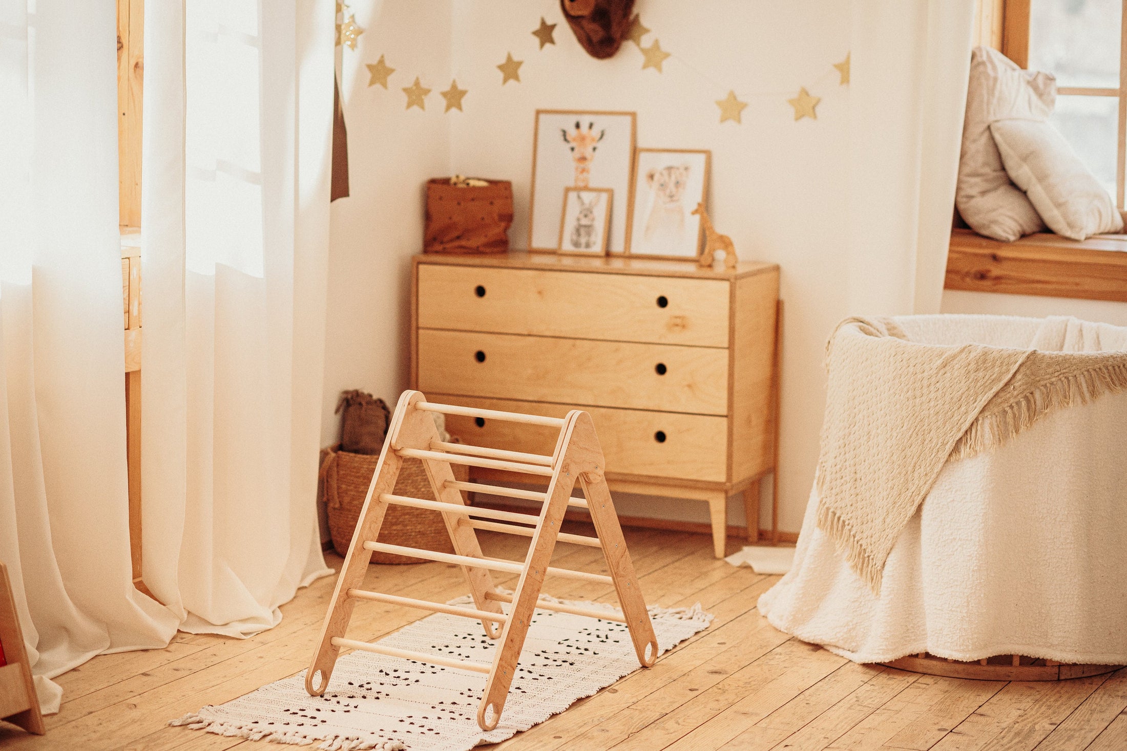 Right Triangle Ramp Wooden Climbing Triangle & Ramp – Woodandroom